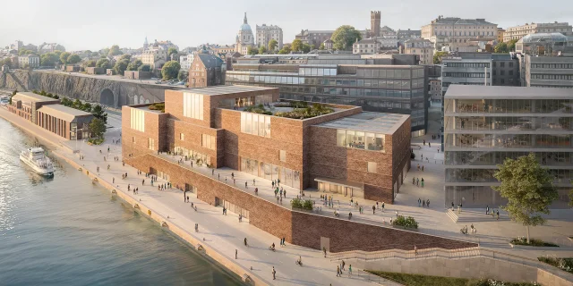 The proposed new Nobel Center in Stockholm.